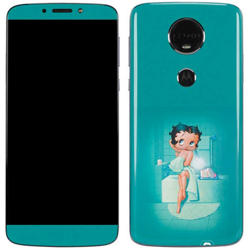 Betty Boop Bathing Moto E5 Plus Skin