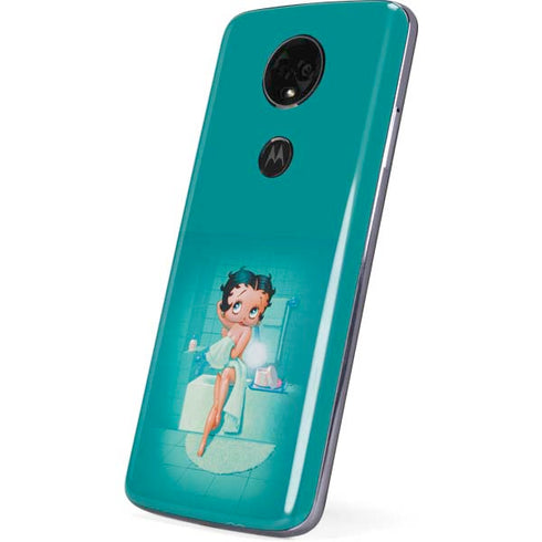 Betty Boop Bathing Moto E5 Plus Skin