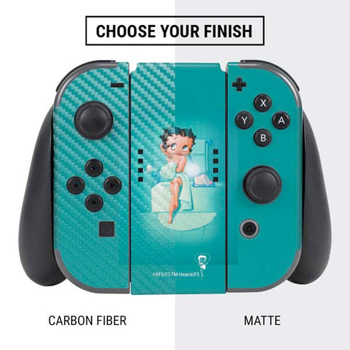 Betty Boop Bathing Nintendo Switch Bundle Skin