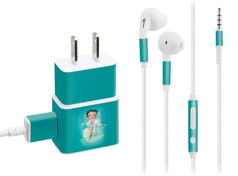 Betty Boop Bathing Phone Charger Skin