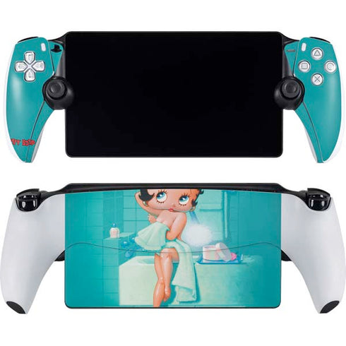 Betty Boop Bathing PlayStation Portal Remote Player Skin