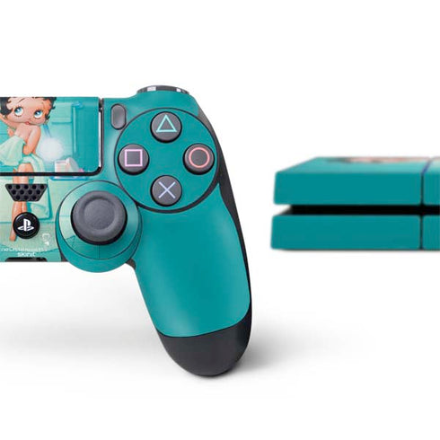 Betty Boop Bathing PS4 Console and Controller Bundle Skin