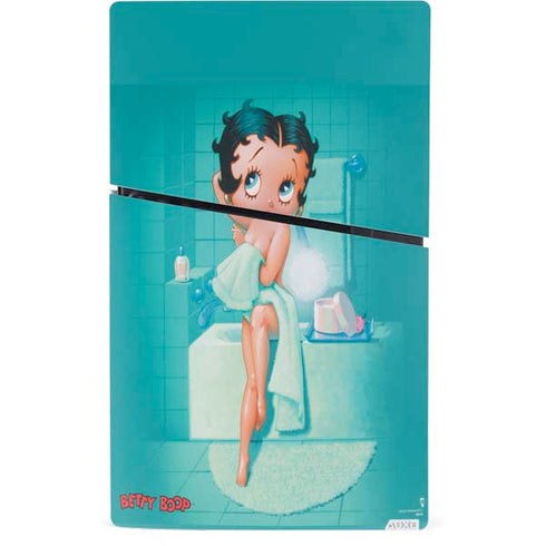 Betty Boop Bathing PS5 Slim Digital Edition Console Skin