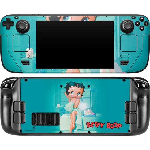 Betty Boop Bathing Steam Deck Handheld Gaming Computer Skin