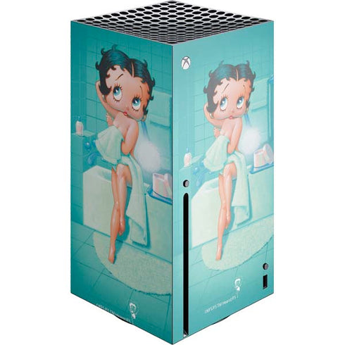 Betty Boop Bathing Xbox Series X Console Skin