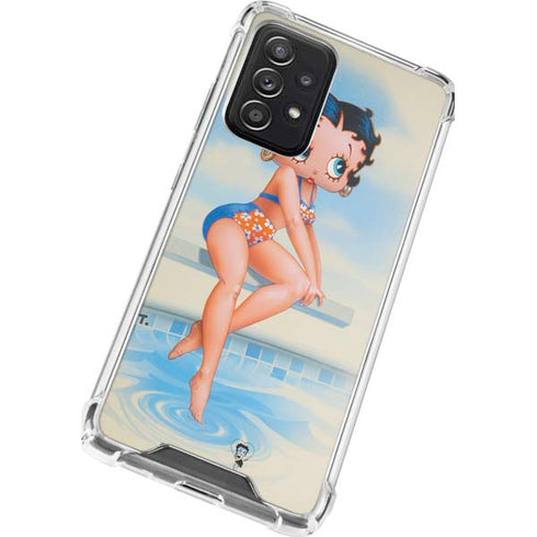 Betty Boop Bikini Galaxy A72 5G Clear Case