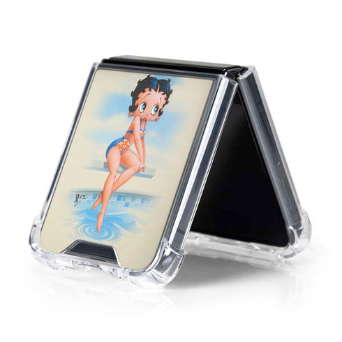 Betty Boop Bikini Galaxy Z Flip5 5G Clear Case