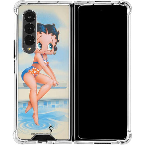 Betty Boop Bikini Galaxy Z Fold4 5G Clear Case