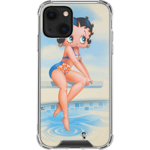 Betty Boop Bikini iPhone 14 Plus Clear Case