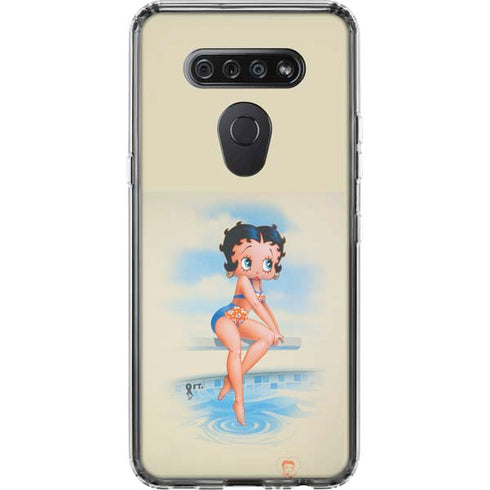 Betty Boop Bikini LG K51/Q51 Clear Case