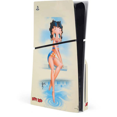 Betty Boop Bikini PS5 Slim Disk Console Skin