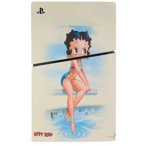 Betty Boop Bikini PS5 Slim Disk Console Skin