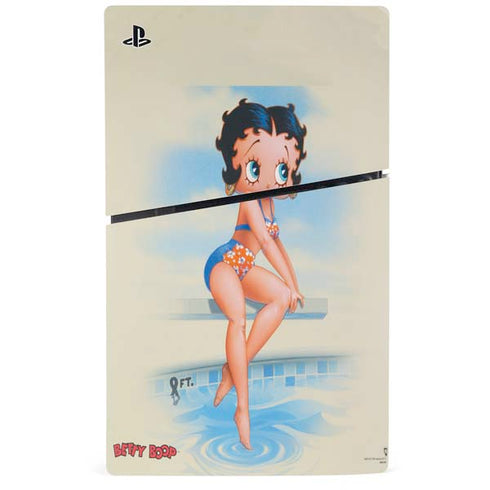 Betty Boop Bikini PS5 Slim Digital Edition Console Skin