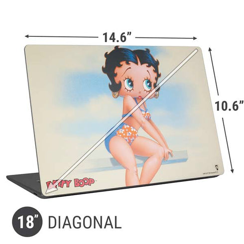 Betty Boop Bikini Universal Laptop 18in (14.6 x 10.6in) Skin