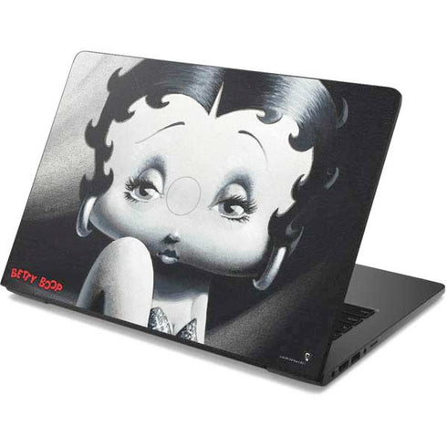 Betty Boop Black and White Dell Chromebook Skin