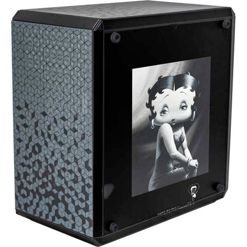 Betty Boop Black and White Cooler Master MasterBox Q300L Mini Tower Skin