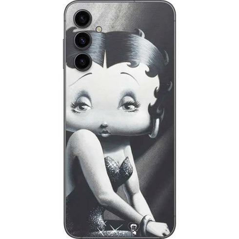 Betty Boop Black and White Galaxy A14 5G Skin