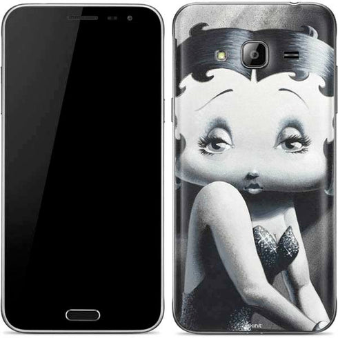 Betty Boop Black and White Galaxy J3 Skin