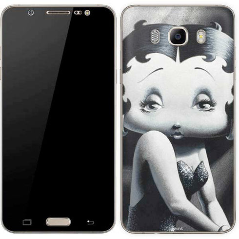 Betty Boop Black and White Galaxy J7 Skin