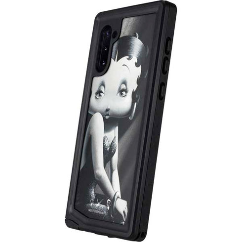 Betty Boop Black and White Galaxy Note 10 Waterproof Case