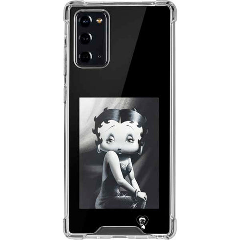 Betty Boop Black and White Galaxy Note20 5G Clear Case