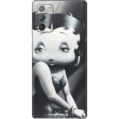 Betty Boop Black and White Galaxy Note20 5G Skin