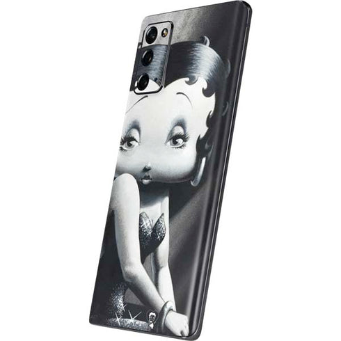 Betty Boop Black and White Galaxy Note20 5G Skin