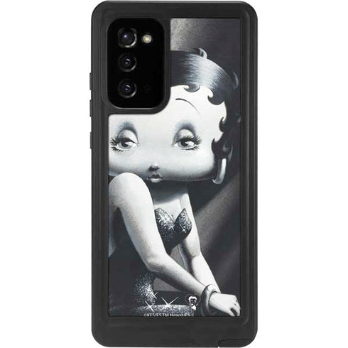 Betty Boop Black and White Galaxy Note20 5G Waterproof Case