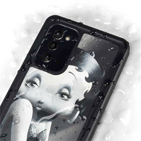 Betty Boop Black and White Galaxy Note20 5G Waterproof Case