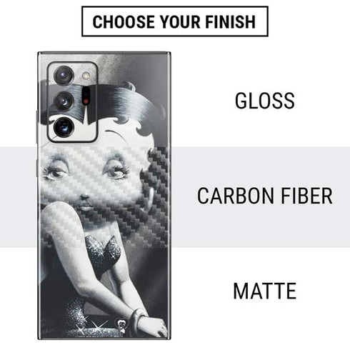 Betty Boop Black and White Galaxy Note20 Ultra 5G Skin