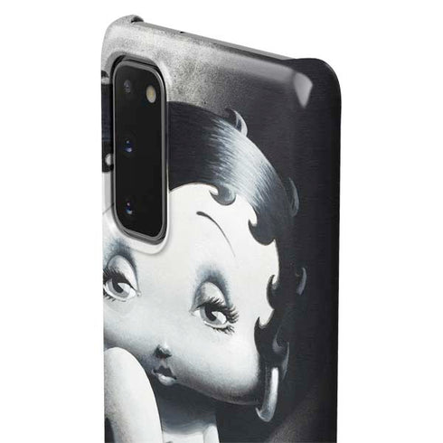 Betty Boop Black and White Galaxy S20 Lite Case
