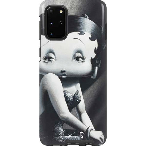 Betty Boop Black and White Galaxy S20 Plus Pro Case