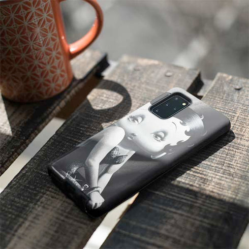 Betty Boop Black and White Galaxy S20 Plus Pro Case