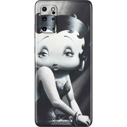 Betty Boop Black and White Galaxy S20 Plus Skin