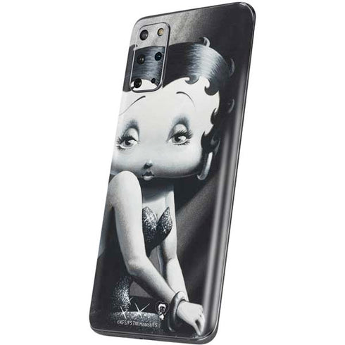 Betty Boop Black and White Galaxy S20 Plus Skin