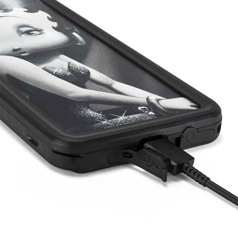 Betty Boop Black and White Galaxy S20 Plus Waterproof Case