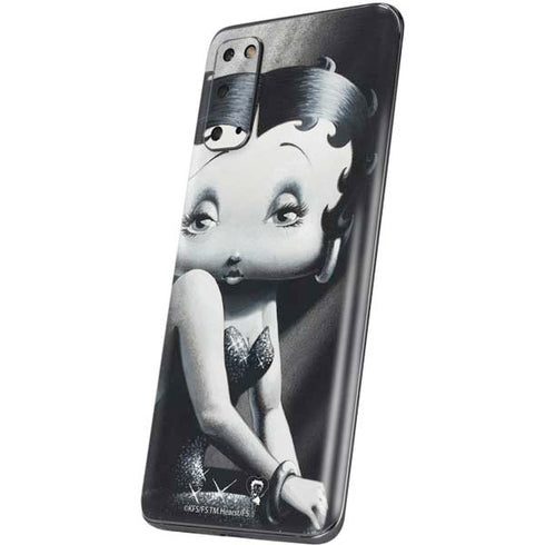 Betty Boop Black and White Galaxy S20 Skin