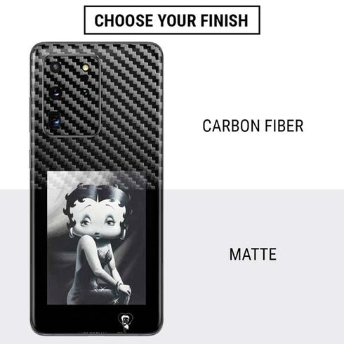 Betty Boop Black and White Galaxy S20 Ultra 5G Skin