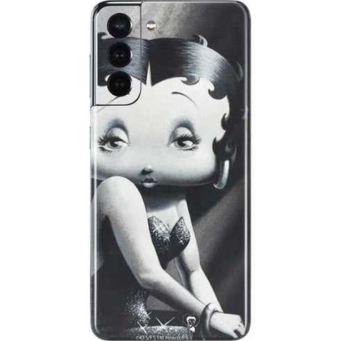 Betty Boop Black and White Galaxy S21 5G Skin