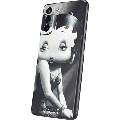 Betty Boop Black and White Galaxy S21 5G Skin