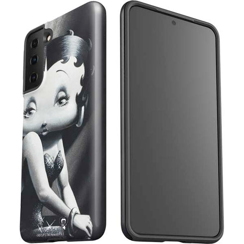 Betty Boop Black and White Galaxy S21 FE Pro Case