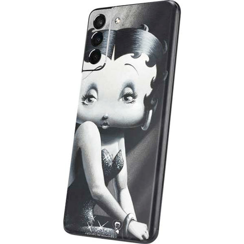 Betty Boop Black and White Galaxy S21 Plus 5G Skin