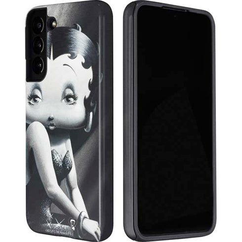 Betty Boop Black and White Galaxy S22 Plus Pro Case