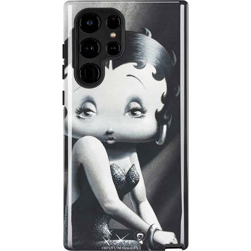 Betty Boop Black and White Galaxy S22 Ultra Pro Case