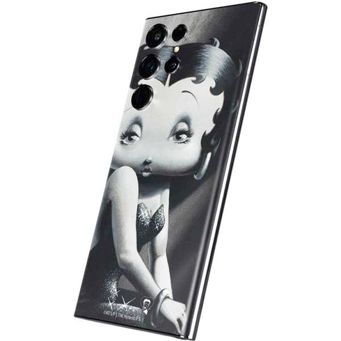 Betty Boop Black and White Galaxy S22 Ultra Skin