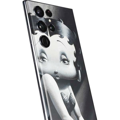Betty Boop Black and White Galaxy S22 Ultra Skin
