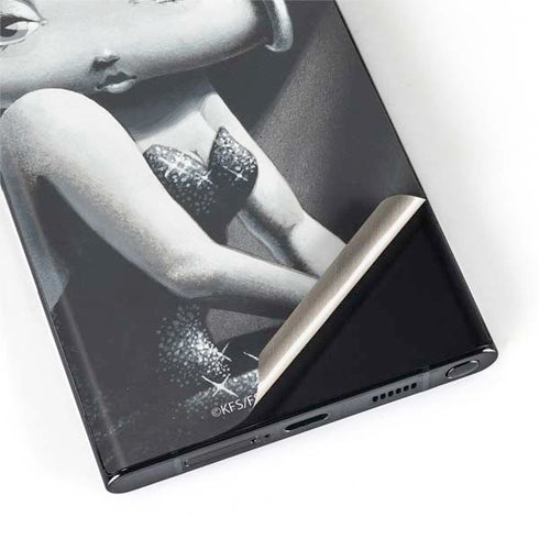 Betty Boop Black and White Galaxy S22 Ultra Skin
