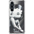 Betty Boop Black and White Galaxy S23 FE Clear Case