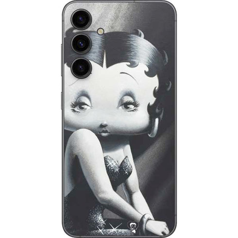Betty Boop Black and White Galaxy S23 FE Skin