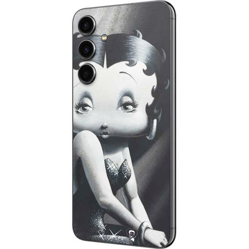 Betty Boop Black and White Galaxy S23 FE Skin